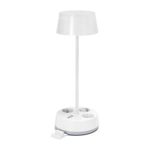 - Lampă de birou LED dimmabilă cu prize și port USB LED/4, 6W/230V alb imagine