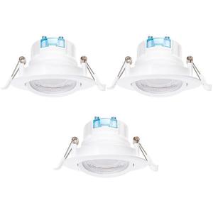 - Set 3x spoturi LED încastrate LED/5W/230V 4000K diam. 8, 5 cm alb imagine
