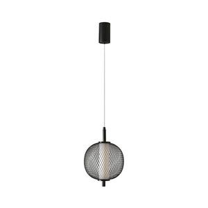 Lustră LED suspendată pe cablu PUMA, 10W, 230V, Ø20 cm, negru imagine