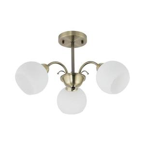 Candelabru pe tijă NESTOR 3xE27/40W/230V, alamă imagine