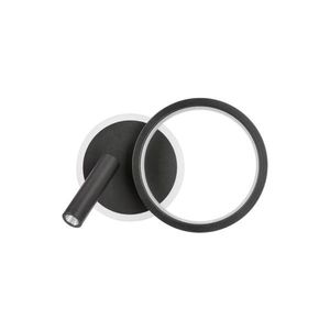 Spot LED de perete MONET LED/16W/230V, negru imagine