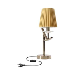 Lampă de masă VITORIA 1xE14/40W/230V galben/alamă imagine