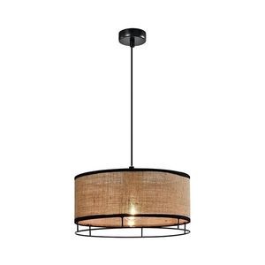 Lustră cu cablu ARDI, 1xE27/40W/230V, maro/negru imagine