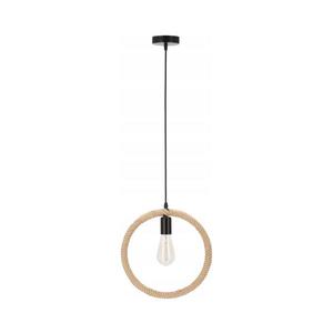 Pendul cu cablu KOLO 1xE27/40W/230V bej/negru imagine