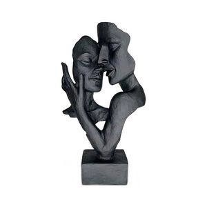 Decorațiune de masă din rășină, 29 x 9 x 17 cm, negru imagine