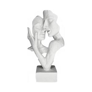 Decorațiune de masă din rășină, 29x9x17 cm, albă imagine