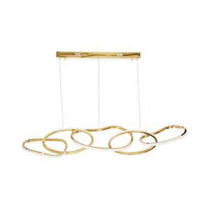 Lustră LED cu cablu ANNELI LED/45W/230V 125 cm, aurie imagine