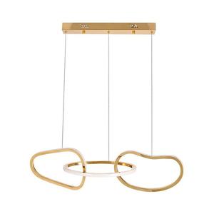 Candelabru LED ANNELI pe cablu, 30 W, 230 V, 80 cm, auriu imagine