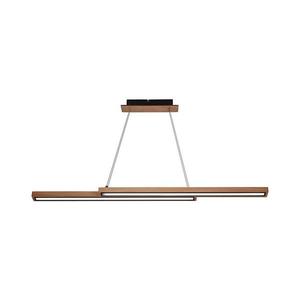 Candelabru LED SENTO suspendat pe cablu, 19W/230V, lemn imagine