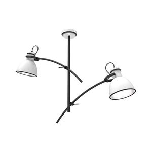 Lustră pe tijă ZUMBA 2xE27/60W/230V alb/negru imagine
