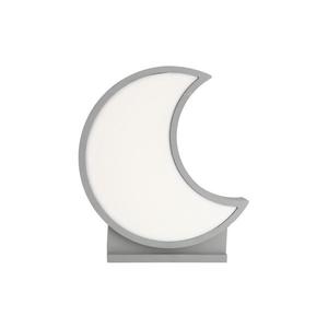 Lampă de birou pentru copii MOON LED/12W/230V, gri imagine
