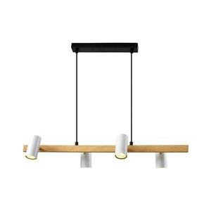 Lustră pe cablu XILO 4xGU10/25W/230V fag/alb imagine