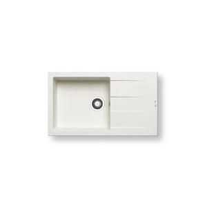 Chiuvetă de bucătărie Pyramis ATHLOS 86 x 50 cm, granit alb - 70070611 imagine