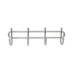 Cuier de perete, crom lucios, 10, 5x37 cm imagine