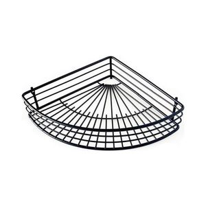Raft de colț pentru duș, 22, 7 x 31, 5 cm, negru imagine