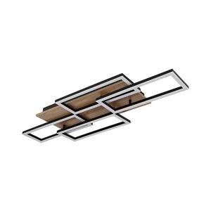 Globo 67359-40 JEFFRY Lampă LED de tavan dimabilă 40W/230V 32, 5x87, 5 cm maro/negru + telecomandă imagine