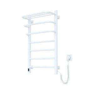 Radiator electric pentru baie FORTIS cu termostat, 350 W/230 V, 80, 6 cm, IP44, alb, montaj pe partea dreaptă imagine