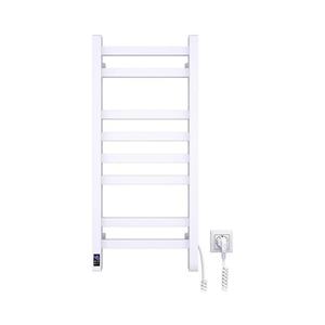 Radiator de baie tip scară AVANGARD, cu termostat, 251W/230V, 80, 6 cm, IP44, alb, montaj pe dreapta imagine