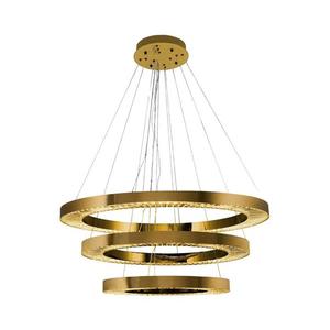 Pendul LED pe cablu JESI, 99 W, 230 V, 3000 K, Ø 100 cm, bronz imagine