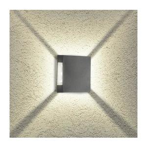 Brilagi - Aplica LED de exterior QUADRAY, 4W, 230V, antracit, IP65 imagine
