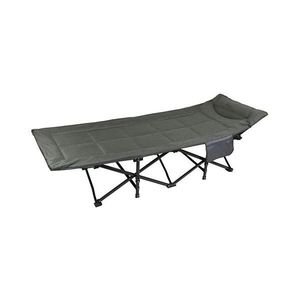 Șezlong pliabil pentru camping, gri imagine