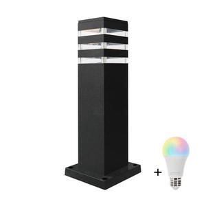 Lampă de exterior LED RGBW TEKSAS, reglabilă, 1xE27/12W/230V, 44 cm, IP44, antracit imagine