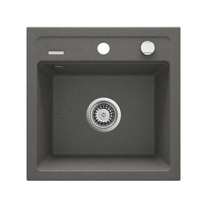 Chiuvetă de bucătărie Deante ZORBA ZQZ_T103, 44 x 44 cm, granit/antracit imagine