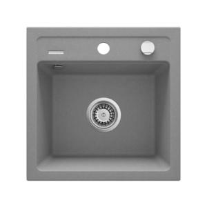 Deante ZORBA ZQZ_S103 - Chiuvetă de bucătărie 44x44 cm granit/gri metalizat imagine