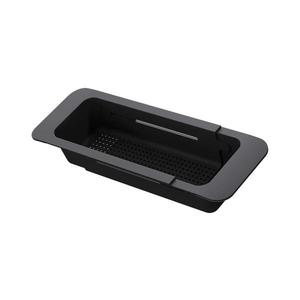 Deante ZZB_N00L - Coș extensibil pentru chiuvetă 57, 4 x 13, 4 cm, negru imagine