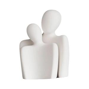 Decorațiune de masă 20 x 5, 5 x 14, 5 cm, albă imagine