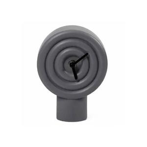 Ceas de masă din ceramică, 16 cm, 1xAA, gri imagine