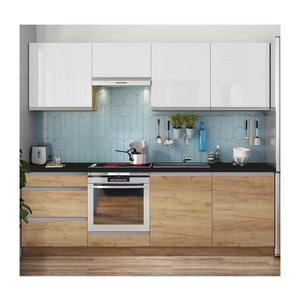 Set bucătărie MARINA 240 cm stejar craft/alb lucios imagine