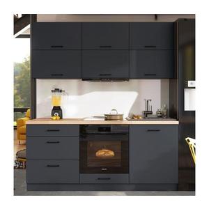 Set mobilier de bucătărie ELISE 180 cm, grafit imagine