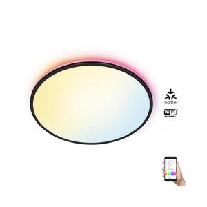 WiZ - Plafonieră LED RGBW RUNE 21W 230V negru cu Wi-Fi și dimmer imagine