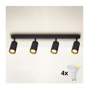 Brilagi - Spot LED dimabil SELE 4xGU10/6, 5W/230V negru/auriu imagine