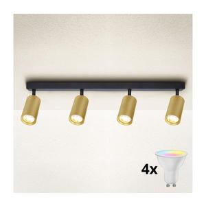 Brilagi - Spot LED dimabil SELE GOLDEN 4xGU10/6, 5W/230V negru/auriu imagine