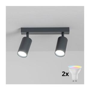 Brilagi SELE - spot LED dimabil 2xGU10/6, 5W/230V antracit imagine