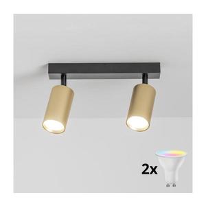 Brilagi - Spot LED reglabil SELE GOLDEN 2xGU10/6, 5W/230V negru/auriu imagine
