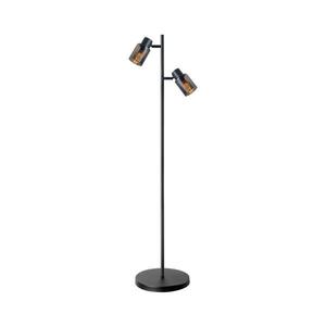 Lampadar REBECCA 2xE14/8W/230V negru/fumuriu imagine