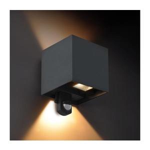 Brilagi - Aplică LED de exterior cu senzor CUBE LED/6W/230V antracit imagine