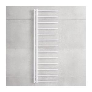 P.M.H. AP2W - Radiator de baie tip scară APOLLO 346 W, 150 cm, racordare pe dreapta, alb imagine