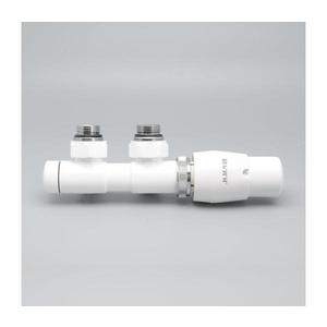 l cu cap termostatic TERM, drept, alb - P.M.H. TERM-RW-EK imagine