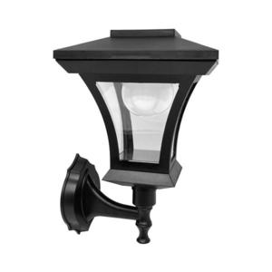 Lampă solară de perete cu LED TIRANA, 1, 2 V, 1800 mAh, IP44, neagră imagine