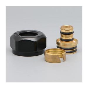 P.M.H. ZZM1624 - Fiting de compresie pentru l UNIKO/TERM/DUO, negru, pentru țeavă Alupex 16 mm imagine