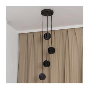 Lustră suspendată pe cablu GAMBIT, 4xGU10/10W/230V, negru imagine