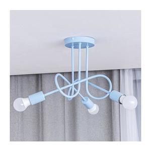 Lustră aplicată OXFORD, 3xE27/15W/230V, albastră imagine