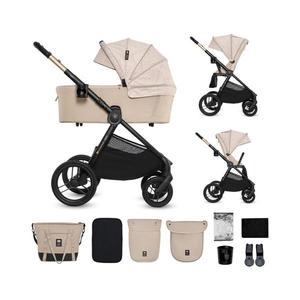 KINDERKRAFT NEA 2 - Cărucior combinat 2 în 1, Dune Whisper Bizuu imagine