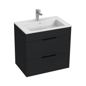 JIKA H4536021763521 - Dulap de baie cu lavoar CUBE 60, 7x65 cm, negru imagine