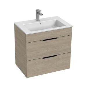 JIKA H4536021765141 - Corp de baie CUBE cu lavoar, 60, 7 x 65 cm, frasin imagine