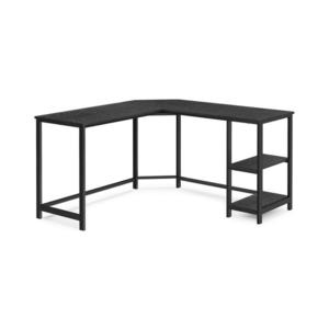 Birou de colț SOLEA, negru imagine